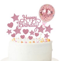 꽃초 돈보약 어버이날 포토존 샌드세레머니 브라이덜샤워 소품대여 축사 케이스 대두피켓 1set 생일 케이크 장식 케이크 토퍼 플래그 색종이 풍선 아이 생일 파티 소년 소녀 베이비, 15개 세트3