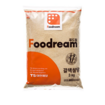 푸드림 갈색설탕, 3kg, 6개