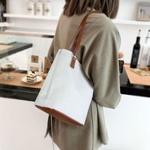 [알티피아] 여성 무지 천 캔버스가방 데일리 숄더백 20대후반가방