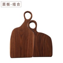 티크 편백 나무 원목 월넛 도마 검은 호두 단단한 트레이 피자 보드 커팅 보드 주방 베이킹기구 빵 보드 과일 스티커 보드, A-19