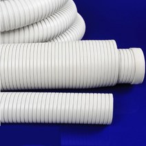 야성 환기 배기 경질 닥트호스 50x10M 크린룸 실내배기 에어컨 집진 목공소