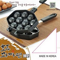동우리빙아트 국산 호두과자팬(10구) 프라이팬 양면팬 간식팬 호두과자 만들기, 동우 호두과자팬(10구), 1개