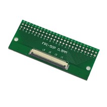 FPC FFC 50핀 0.5mm 케이블 커넥터 PCB 변환 기판 HAC6920