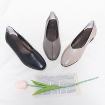 트렌드온 T59146 여성신발 패브릭연양가죽 여성로퍼 플랫슈즈