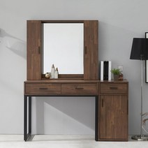모던디자인 거울상부장 수납장 화장대세트 학생용 심플한 서랍 여자 이쁜, 그레이