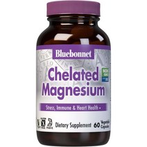 BlueBonnet 킬레이트 마그네슘 60캡슐 3개, 60정