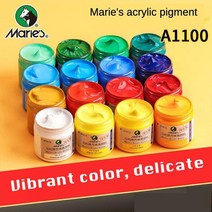 만들기키트 방과후수업 키링만들기 미술물감 Maries A1100 아크릴 페인트 100ml, 601