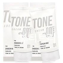 토니모리 더 쇼킹 파데리스 톤업크림 01 밀키톤 X 2개, 50ml