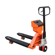 저울 지게차 무게 측정 구르마 지게차저울 핸드카, 1톤 내로우 포크 56cm 휠