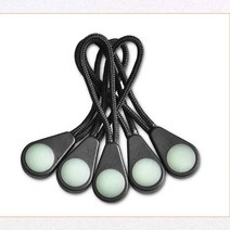 가방 의류 장비 아웃도어 야광 지퍼 스트링 가드 스트랩 손잡이 끈 고리 걸이 10P, 야광 지퍼 스트랩 10P