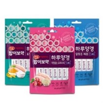 하림 밥이보약 고양이 하루 양갱 치아약한 노령견 말랑한 간식 유리너리 웰빙 체중 다이어트