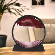 다채로운 CONNOTATION 모래 시계 3D 자연 풍경 흐르는 모래 그림 이동 모래 시계 가치 감사 #4 2021, 보라색, 협력사