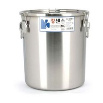 [알티피아] 스텐 식깡 육수통 국통 곰솥 들통 대용량 국통 8호, 옵션:8호 (고리3x바킹)