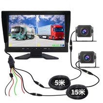 대형 캠핑카 카라반 4채널 블랙박스 360도 카메라, 10인치 6채널 모니터링 + 128G 메모리