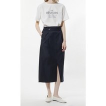 신세계김해점슬릿 벨트 미디 스커트리스트 스커트 872141