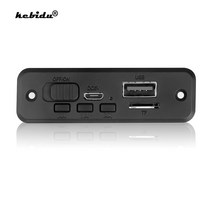 hifi dac bt298a bt298a엠프 미니앰프 Kebidu-블루투스 5.0 MP3, 01 Black