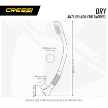 크레씨 Cressi Supernova. 드라이 정품보장, Dry, Clear/Cobalt