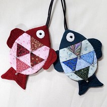 비단잉어 퀼트키홀더 만들기 패키지 재료 (동영상), 레드