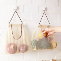 다용도 양파망 야채망 마늘망 다용도 채소 야채 보관망 양파 감자 그물망 수납 매쉬망, 1. 베이지