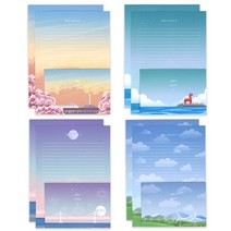 마음담아 감성 여행 관광지 서울 내일은오늘보다더 편지지 6종 혼합색상, 2. 광안대교