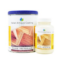 실카 엔틱 컬러 수용성 오일 (실내용) 2.5L 실내 원목가구 마루 계단 및 원목 컬러 데코레이션용, 반광, 블루 알바