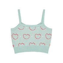 어라운드더코너 엠오엠씨키츠패턴 니트 뷔스티에 민트 KITS PATTERN KNIT BUSTIER MINT