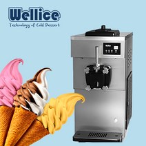 웰아이스 소프트아이스크림 제조기 아이스크림머신 메가커피 세아아이스크림 T119, 기본