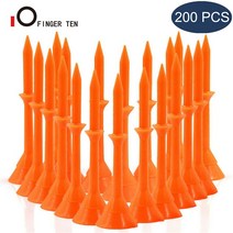 안티프래질 훈련 도구 골프 티 플라스틱 드라이버 3 100/200 인치 83mm 골퍼 연습 볼 홀더 액세서리 1/4 개 드롭, 03 Orange 200Pcs