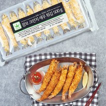 킹푸드 점보 크런치 새우튀김 500g 홀딱새우 헤드온새우 왕새우, 6팩