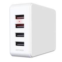 엑티몬 4IN1 MULTI-CHARGE USB 4구 멀티 충전기 34W 4대 동시 충전