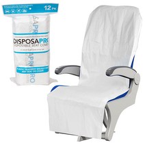 SCSDirect 일회용 비행기 및 공공 시트 커버(12팩) - 비행기 정품보장, 12 pack, 12개