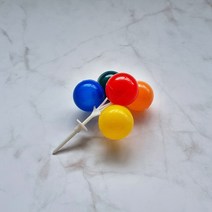 스윗앤스윗. 컬러풀 풍선 케이크토퍼 (빨강) 특별한 케익장식