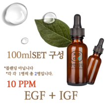 에코문 EGF + IGF 10ppm 2EA세트-100ml 원액 앰플 에센스, 1개, 100ml