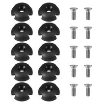 10pcs 데크 라인 가이드 카약 카누 보트에 대 한 둥근 밧줄 버클 피팅 액세서리, 하나, 보여진 바와 같이