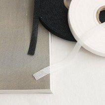 [롤판매] 50마) 1cm 실크심지 바이어스테이프(2컬러) - 사선방향 / 바이어스, 화이트