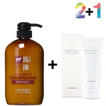 마유 린스 트리트먼트 오일 크리닉 미용실 헤어팩 30대, 마유컨디셔너 2개_토룰루클렌징밤 1개