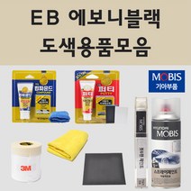 순정품 기아 EB 에보니블랙 자동차 차량용 붓펜 카페인트 도색 스프레이, 01.붓펜: EB 에보니블랙 (당일발송)