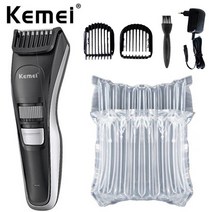 Kemei 충전식 무선 머리 깎기 남자의 손질 전문 전기 머리 깎기 수염 이발 가장자리 스케치