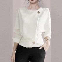 방우리샵 여성의류 S-1092 여성스러운 무드 블라우스 자켓