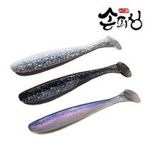 손피싱 샤아니웜 2.5인치/3인치 6개입/광어 다운샷 우럭 광어웜 채비 낚시, 3인치-412 (10개입)