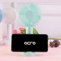 [후니 케이스] 아크로 휴대용 선풍기 acroF2 핸드폰 거치용, 블랙