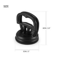 타일 썩션 호주 뽁뽁이 공구 SUCTION 단일 알루미늄 합금 고무 흡입 컵 라운드 컵, 작은 검은 복근