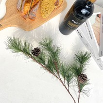 인조 솔가지 실내 조경 인테리어 장식 소품 소나무 가지 카페 매장