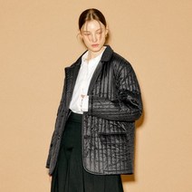 제너럴아이디어 퀼팅 블레이저 블랙 S22W01103