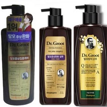 (대한도매)닥터그루트2개 옵션선택발송 힘없는 모발용 손상된모발 탈모완화샴푸 컨디셔너 지성샴푸중에서, 지성샴푸2개