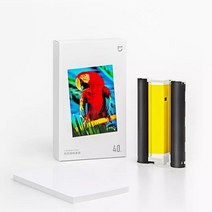 사진인화 포토프린터 휴대용 샤오미 미니 스마트폰 핸드폰 사진프린터기 모바일 포토 프린터 고화질 컬러 승화 인치 인화지 스마트 앱 원격 프린터, 6인치 40개 종이