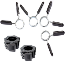 코히모 크롬도금 마구리 스프링 중량봉 4p 바벨락조 2p 증정 3W105, 30mm락조2p증정