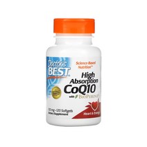 닥터스베스트 High Absorption CoQ10 with BioPerine 100mg 베지 120정, 1개, 기본