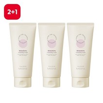 미샤 [2+1]크리미 라떼 클렌징 폼 (딸기) 172ml, 단품