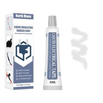 실리콘테이프 미끄럼방지 투명 테이프 액체 절연 전기 방수 안티 uv 빠른 건조 접착 실런트 회로 기판 nath moon 강한 접착제 액체, 30ml 흰색
